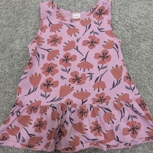 Hanna Andersson Pink Floral Tank Top